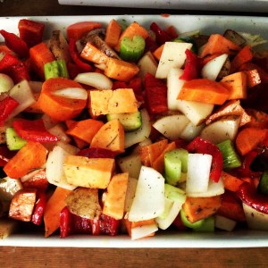 Roasted veggies